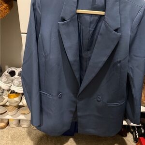 Oversized Blue Blazer